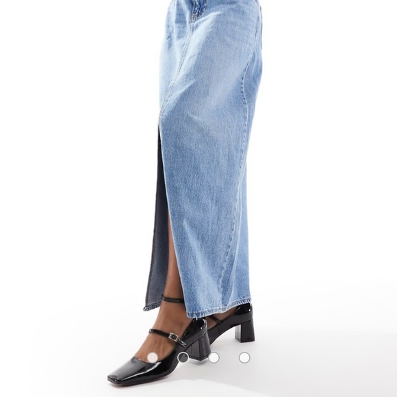 ASOS Patent Leather Mary Jane Heels Black Strappy Block Heel 9 NWOT - Picture 6 of 11